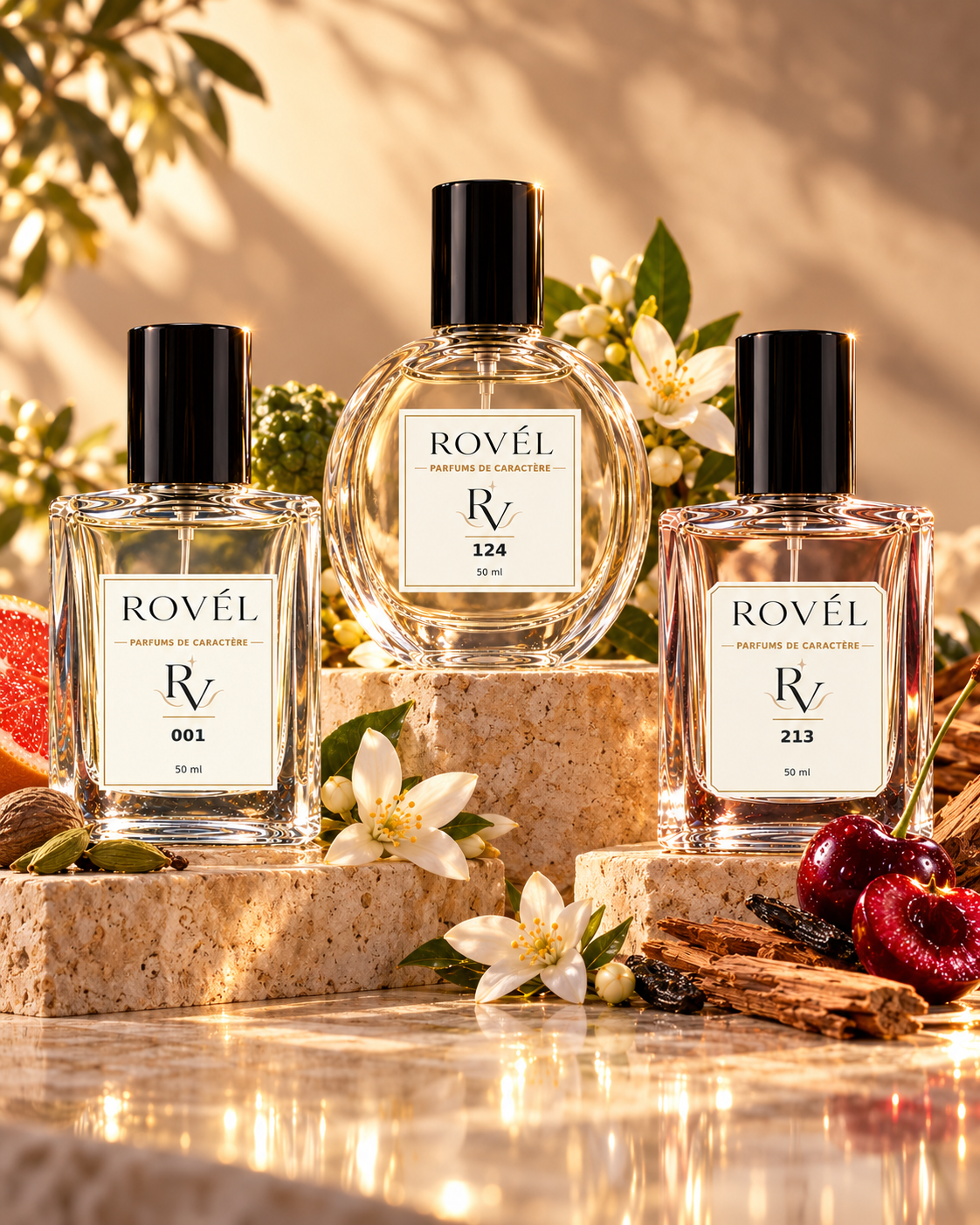 Parfumuri ROVÉL de 50 ml pentru setul personalizabil 4+1