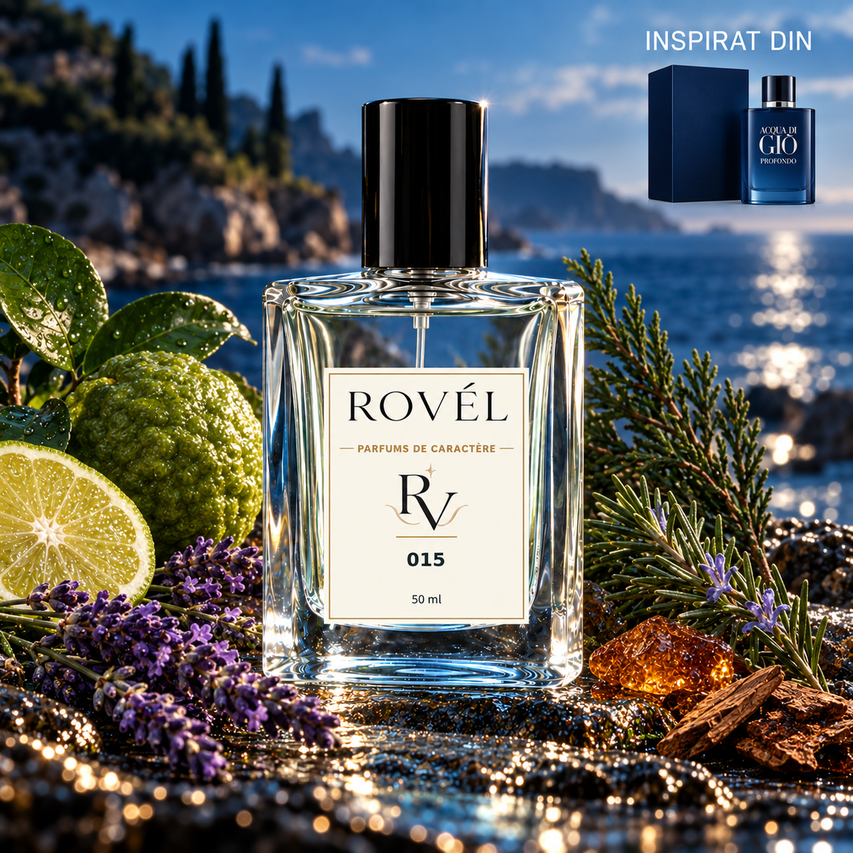 Flacon ROVÉL 015, 50 ml.