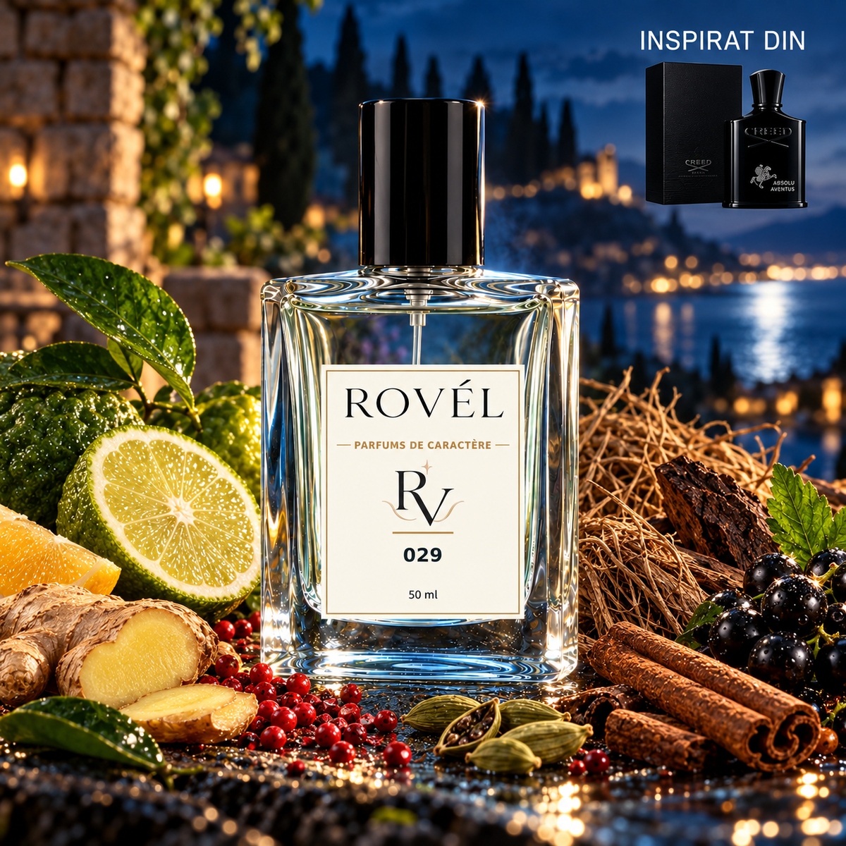 Flacon ROVÉL 029, 50 ml.