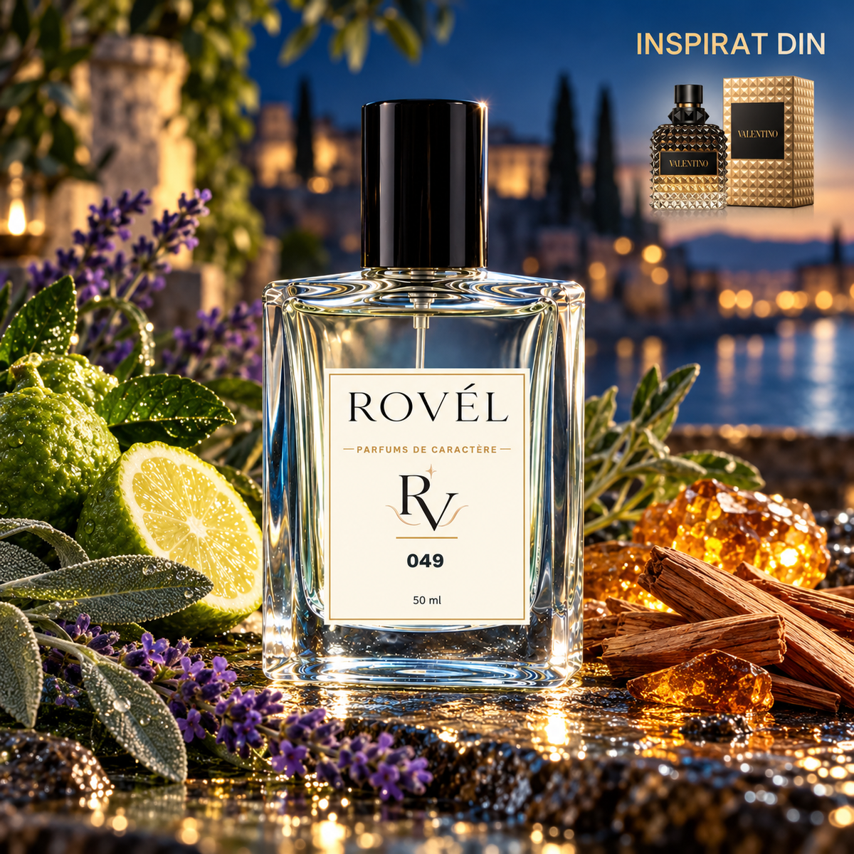 Flacon ROVÉL 049, 50 ml.