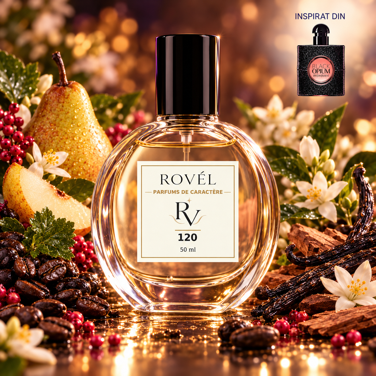 Flacon ROVÉL 120, 50 ml.