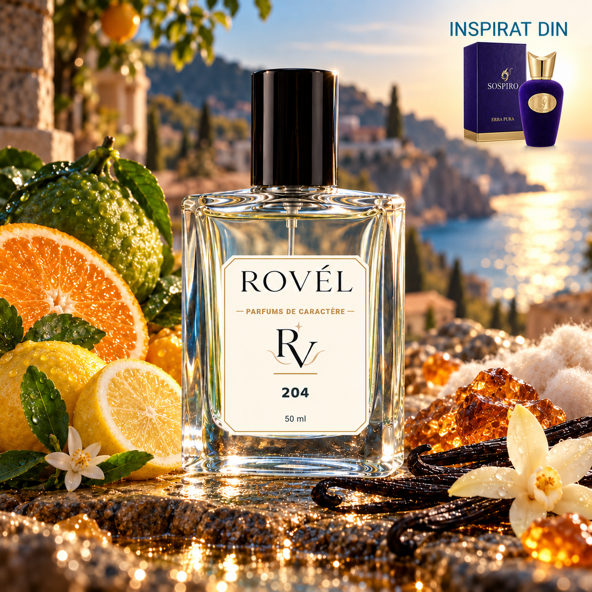 Flacon ROVÉL 204, 50 ml.